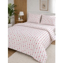 Morlay Softline Serisi | Çift Kişilik Çarşaflı Nevresim Takımı 200X220 cm Ranforce & Çizgili