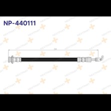 Nextpart Fren Hortumu Arka Sağ Qashqai J10 2007-2014 NP-440111