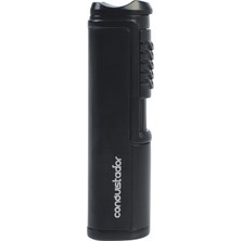 Conquistador Tek Torch Pürmüz Siyah Metal Puro Çakmağı