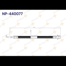 Nextpart Fren Hortumu Ön Sağ Corolla Vvt 2002-2007 NP-440077