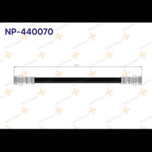 Nextpart Fren Hortumu Ön Uzun H100 1993-2004 NP-440070