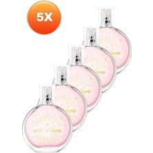 Avon Wish Of Love Edt 50 Ml Bayan Parfüm 5 Adet