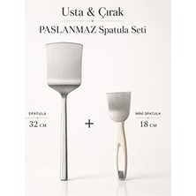 Empressco Paslanmaz Çelik Spatula Seti, Dayanıklı ve Çok Amaçlı Mutfak Araçları