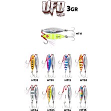 Fujin UFO Micro Jig 3gr RENK :MT33 Or Shiny