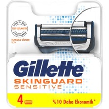 Gillette Skinguard Yedek Tıraş Bıçağı 4'lü