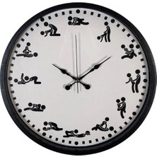 Censan Oyun Temalı (Pozizyonlu) Duvar Saati Siyah