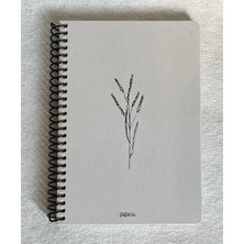 Colornote Papirüs Doğa Serisi Kareli Defter, Spiralli, Sert Kapaklı, 100 Yaprak, 16X23CM