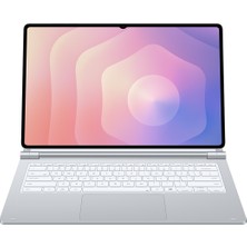 Samsung Tab S11 Ultra Pro Klavyeli Kılıf - Gümüş