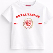 Rabona Fashion Antalyaspor Kırmızı Beyaz Aşk Çocuk Tişörtü