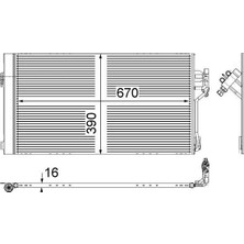 Mahle Klıma Radyatoru Mercedes Vıto W639 03>