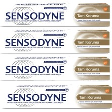 Sensodyne Tam Koruma Diş Macunu Güçlendirici Etki 75 ml x 4 Adet Hassas Dişler İçin