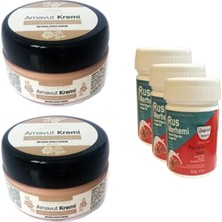 Erdo Ticaret Süper Three Brand Arnavut Kremi 2 Adet + Rus Merhemi 50 ml 3 Adet