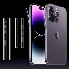 Nevamel Ally iPhone 15 Pro Max Hidrojel Hayalet Yan Alt Üst Kaplama Koruyucu FILM-(5775)