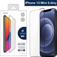 Nevamel Dux Ducis  iPhone 13 Mini 5.4inç Tempered Cam Ekran Koruyucu 10D Full KAPLAMA-(5775)