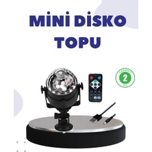 Nevamel Ses Duyarlı Mini Disko Küre Lamba