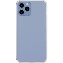 Nevamel Baseus Frosted Glass iPhone 12 Pro Max 6.7inch Shockproof Koruyucu KILIF-(5775)