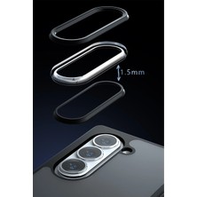 Renas Store Samsung Galaxy Z Fold 5 Kılıf Blur Fold Kapak - Mat Siyah