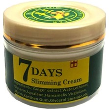 Erdo Ticaret Süper 7 Days Zencefilli Vücut Bakım Kremi 100 ml