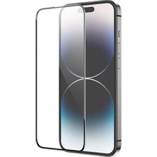 Nevamel Hoco Guardian Shield Series iPhone 15 Plus 5d Tempered Kırılmaz Cam Ekran Koruyucu 10 Adet SET-(5775)
