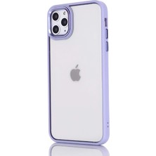 Nevamel Ally iPhone 13 Pro Max 6.7inç Kılıf Parlak Renkli Çerçeveli Ultra Lüx Tpu Silikon KILIF-(5775)