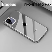 Nevamel Baseus Simplicity Series iPhone 11 Pro Max 6.5 Kılıf Şeffaf Gel Silikon KILIF-(5775)