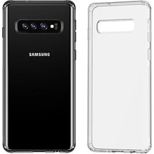 Nevamel Baseus Galaxy S10 Simple Ultra Ince  Kamera Korumalı Silikon KILIF-(5775)