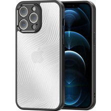 Nevamel Dux Ducis iPhone 12 Pro Max Aimo Series Premium Buzlu Sert Pc-Tpu KILIF-(5775)