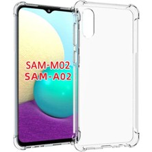 Nevamel Sm Galaxy A02 - M02 Anti-Drop Shockproof Darbe Emici Silikon KILIF-(5775)