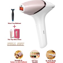 Philips 2 Akıllı Başlık ( Yüz& Vücut) Ipl Lazer Epilasyon Full Set, Cilt Tonu Sensörlü, Uzun Ömürlü Kullanım