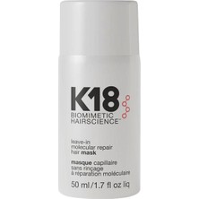 K18 Leave-In Saç Bakım Maskesi Onarıcı Etkiyle 50 ml Tüm Saç Tipleri İçin