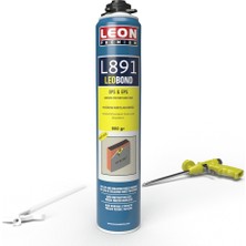 Leon Premium Strafor Yalıtım Malzemesi Güçlü Yapıştırma Köpüğü 900 Gram