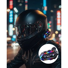 Nevamel® Ipx6 Su Geçirmez Intercom 1000M Bağlantı 1000MAH Batarya Rgb Işıklı
