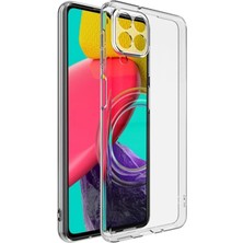 Nevamel Ally Sm Galaxy M53 Kılıf Kamera Korumalı Ultra Ince Şeffaf Silikon KILIF-(5775)