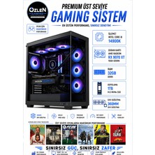 Özlen XXL1 İ9 14900K RX 9070 XT 16GB 32GB DDR5 RAM 1TB M.2 SSD Üst Seviye Oyuncu Bilgisayarı