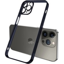 Nevamel Ally Fashion Series iPhone 13 Pro 6.1inç Kılıf Renkli Kenar Lazer Çerçeveli Silikon KILIF-(5775)