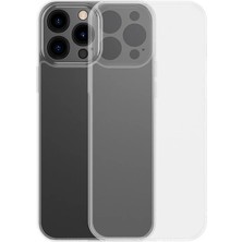 Nevamel Baseus Frosted Glass iPhone 13 Pro 6.1inch Shockproof Koruyucu KILIF-(5775)