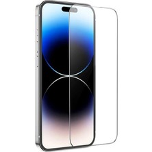 Nevamel Hoco iPhone 15 Pro Max Full Screen Hd Tempered Kırılmaz Cam Ekran KORUYUCU-(5775)