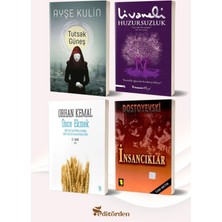 Toker Yayınları Tutsak Güneş/ayşe Kulin - Huzursuzluk/zülfü Livaneli - Önce Ekmek/orhan Kemal - Insancıklar/dostoyevski