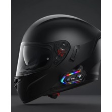 Nevamel® Yeni Nesil Bluetooth 5.3 Motosiklet Intercom Rgb Işıklı 1000M Mesafeli