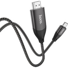 Nevamel Hoco UA16 Type-C To HDMI 4K 30hz Ses ve Görüntü Aktarma KABLOSU-(5775)