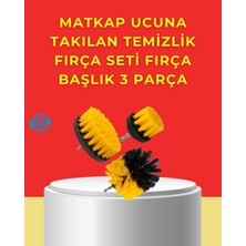 Nevamel Matkap Ucu Temizlik Aparatı 3’lü Fırça Seti
