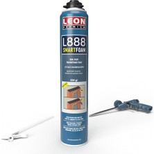 Leon Premium Pipetli ve Tabancalı 2 Valfli Poliüretan Köpük Mükemmel Isı ve Ses Yalıtımı