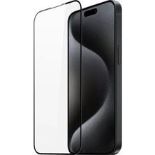 Nevamel Dux Ducis iPhone 15 Full Kaplama Tempered Cam Ekran KORUYUCU-(5775)
