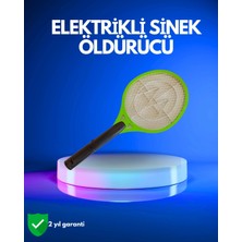 Nevamel® Pil ile Çalışan Elektrikli Sivrisinek Raketi | Kimyasal Içermeyen Hijyenik Çözüm