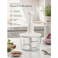 Okyanus Home Manuel 3 Bıçaklı El Rondosu - 1,5lt - Beyaz