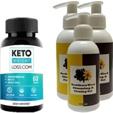 Erdo Ticaret Süper Buckthorn Weed Slimming Gel 150 ml + Çehre Tohumu Vücut