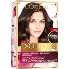 L'Oréal Paris Excellence Creme Saç Boyası - 3 Koyu Kestane