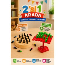 M&H 2'li Oyun Seti - Smart Chess - Kurbağa Denge - Eğitici ve Öğretici Oyun Seti