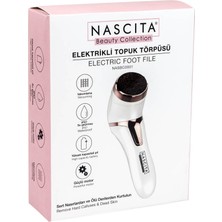 Nascita Kablosuz Elektrikli Topuk Törpüsü - Portatif, Kuvars Kristalli, USB ile Şarj Edilebilir, Mavi, Evde Profesyonel Ayak Bakımı