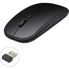 Herşey Trend Kablosuz Mouse Fare Şarjlı Bluetooth Wireless Çift Modlu Sessiz